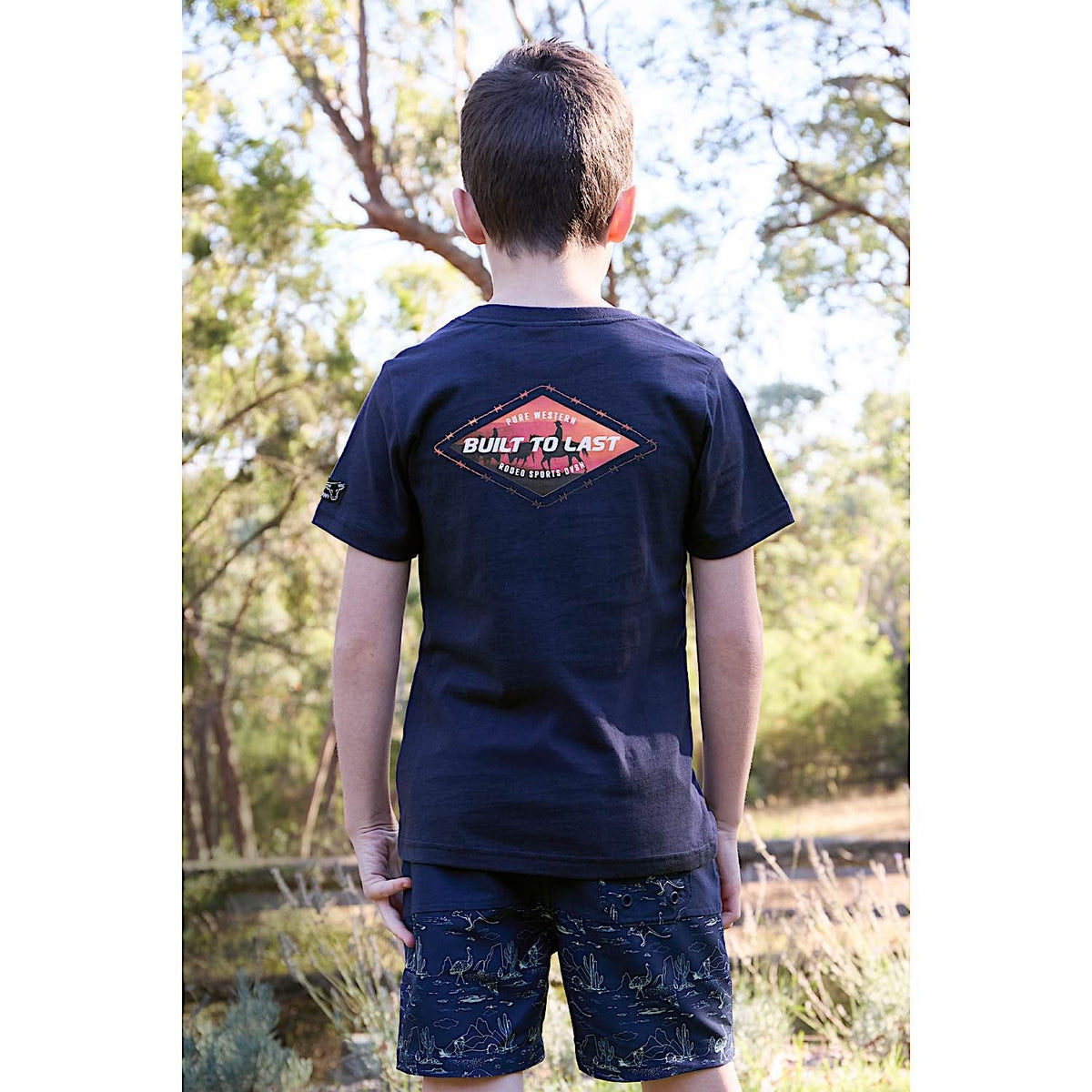 Pure Western Boy’s Neil Tee Navy
