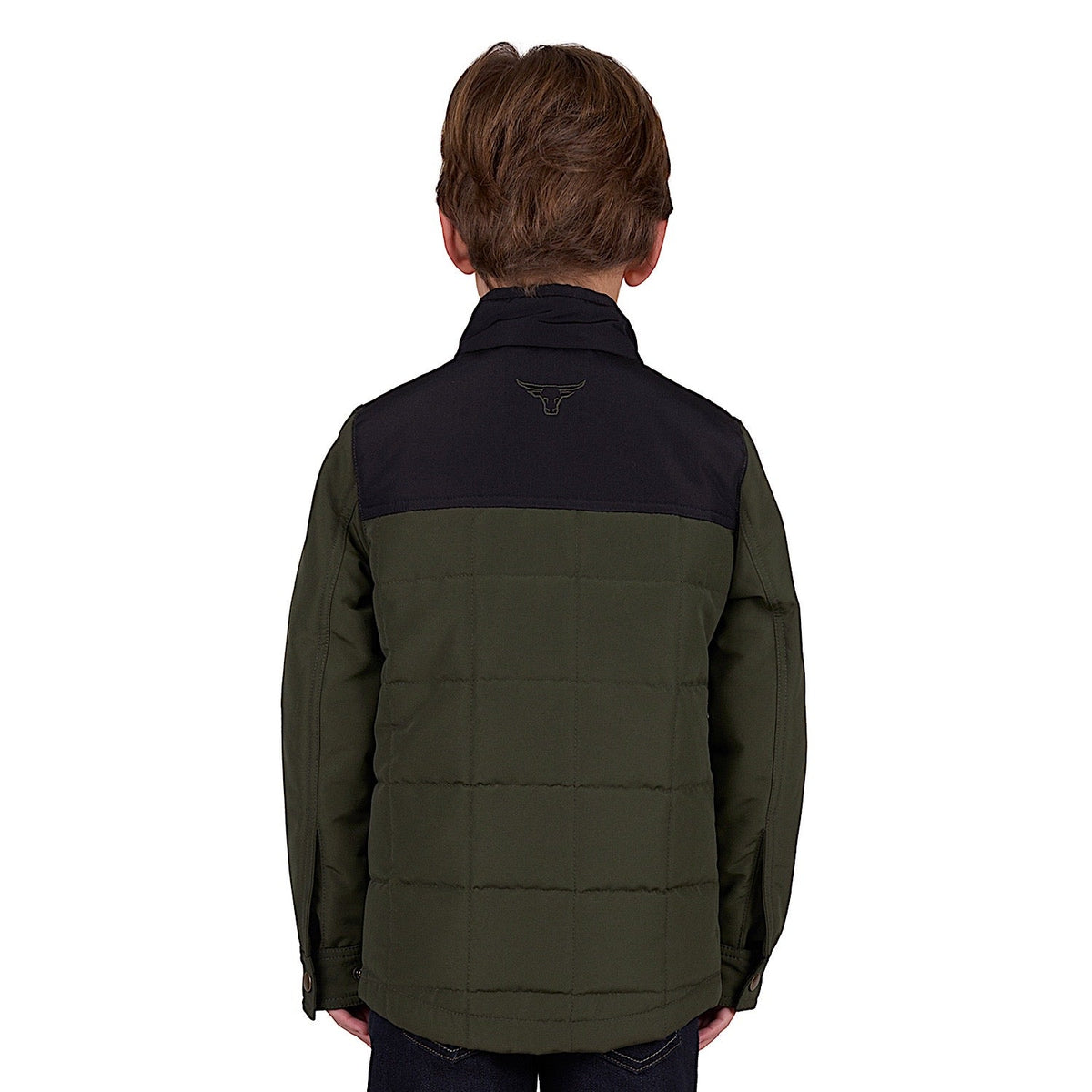Pure Western Boy’s Ralph Jacket - Green/Black