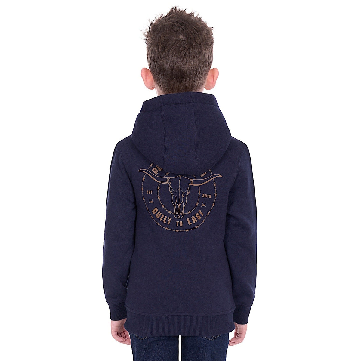 Pure Western Boy’s Walker Hoodie - Navy