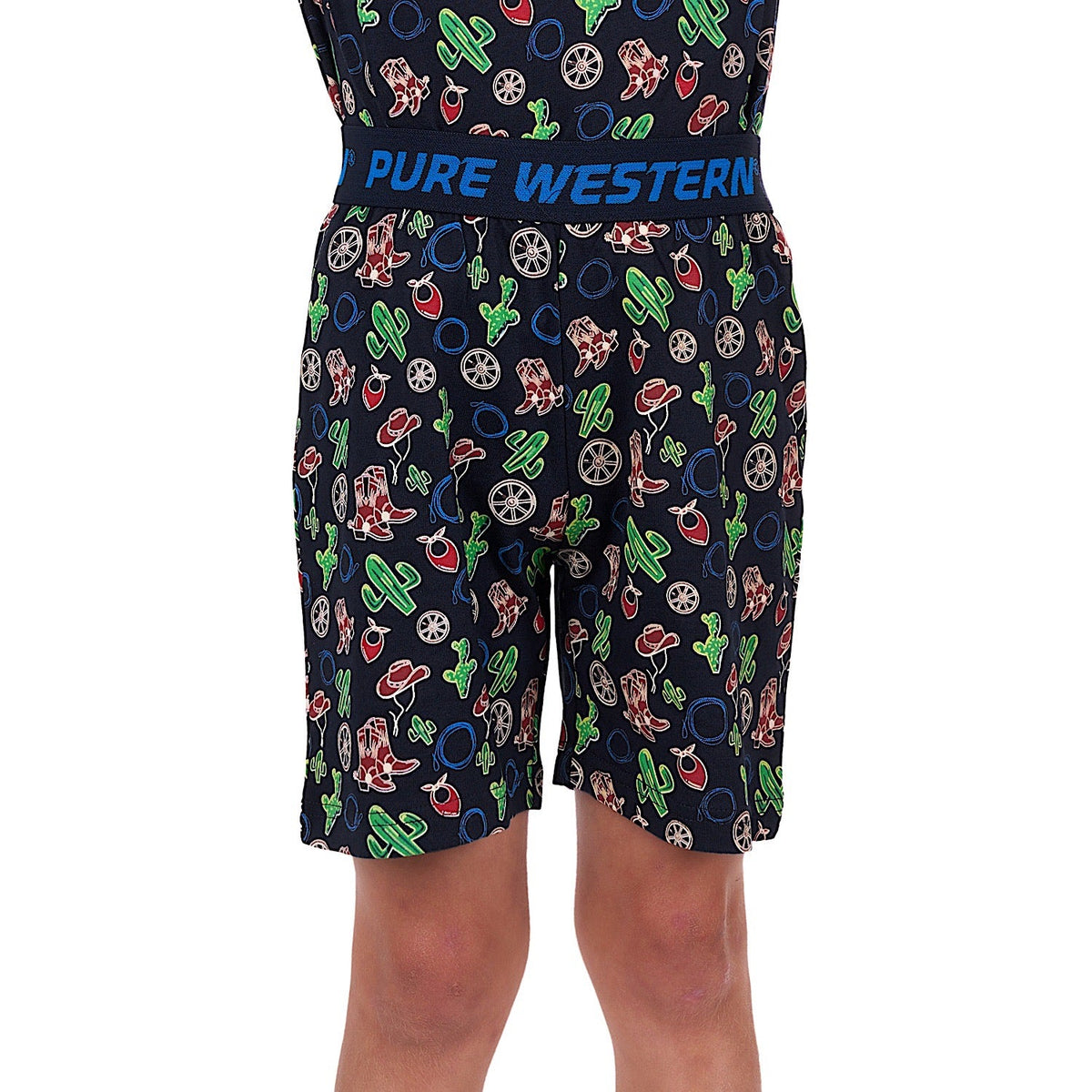 Pure Western Boy’s Wild West Pjs Navy