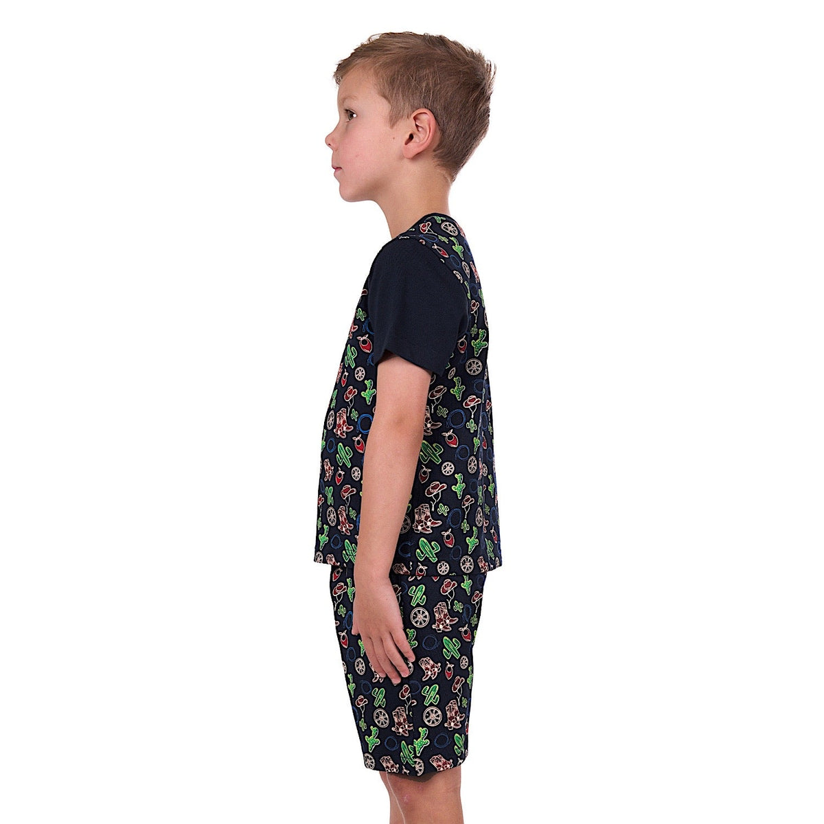Pure Western Boy’s Wild West Pjs Navy