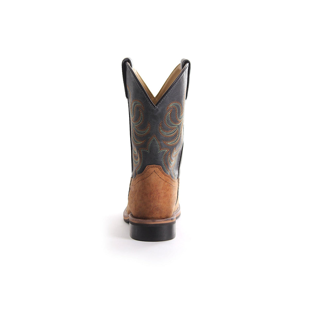Pure Western CHILDRENS Cole Boot Oil Distressed Rust/Navy