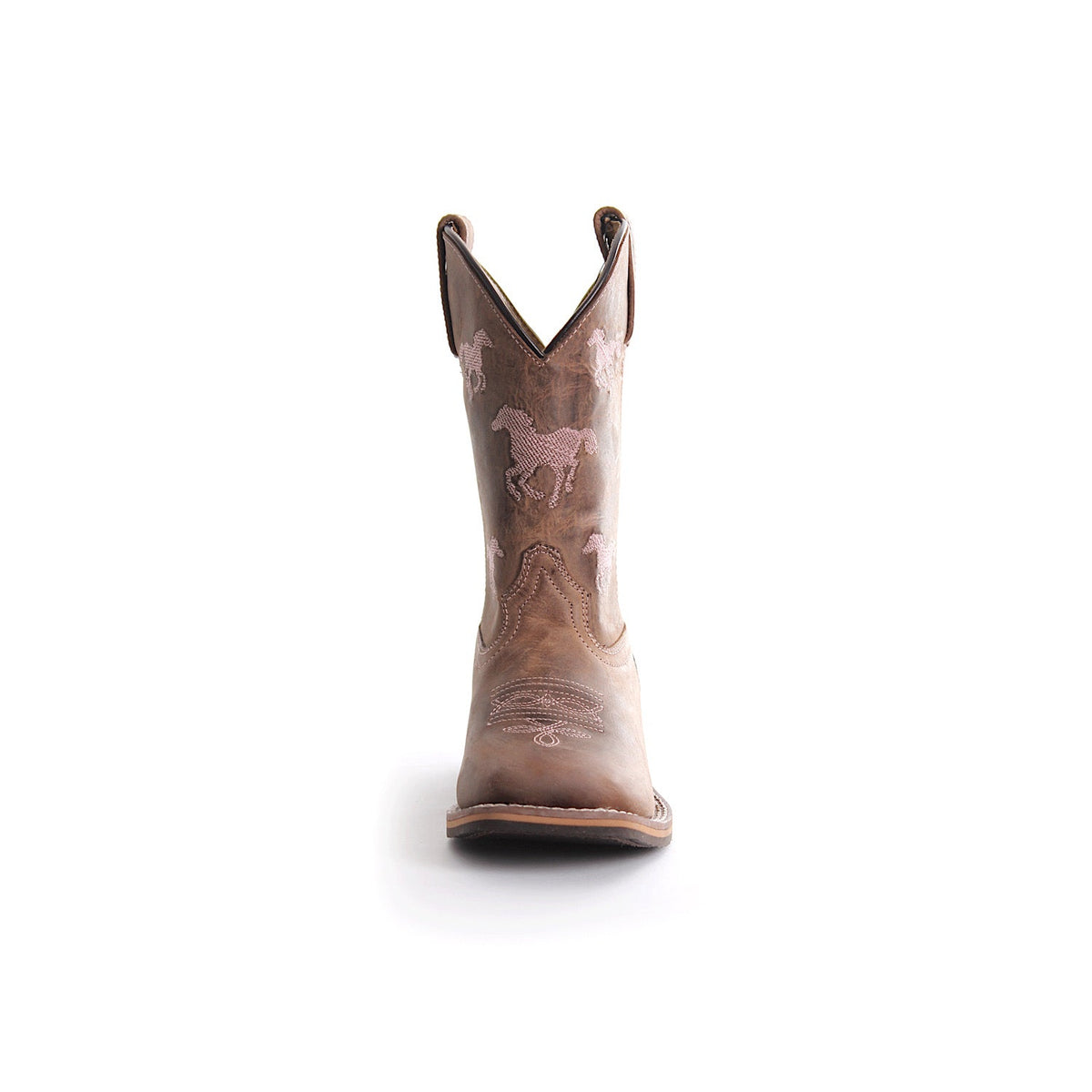 Pure Western CHILDRENS Selina Boot Oil Distress Brown