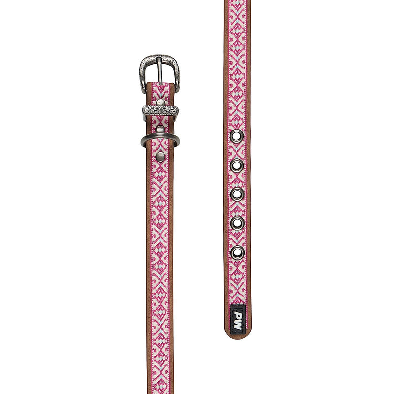 Pure Western Cosmo Dog Collar - Pink