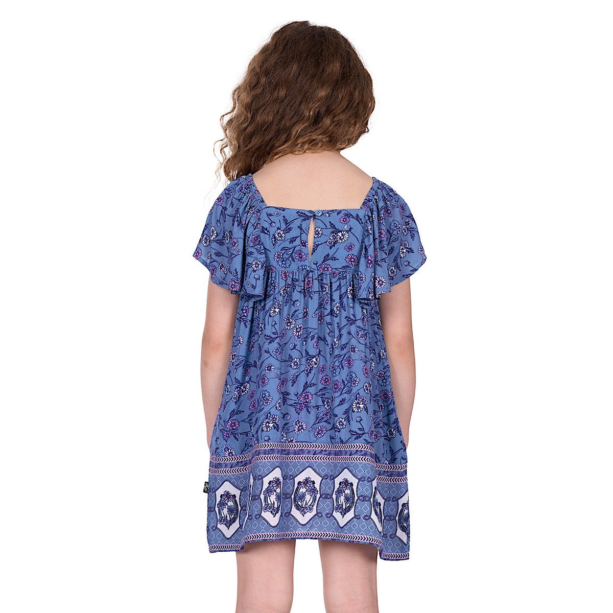 Pure Western Girl’s Amanda Dress - Blue