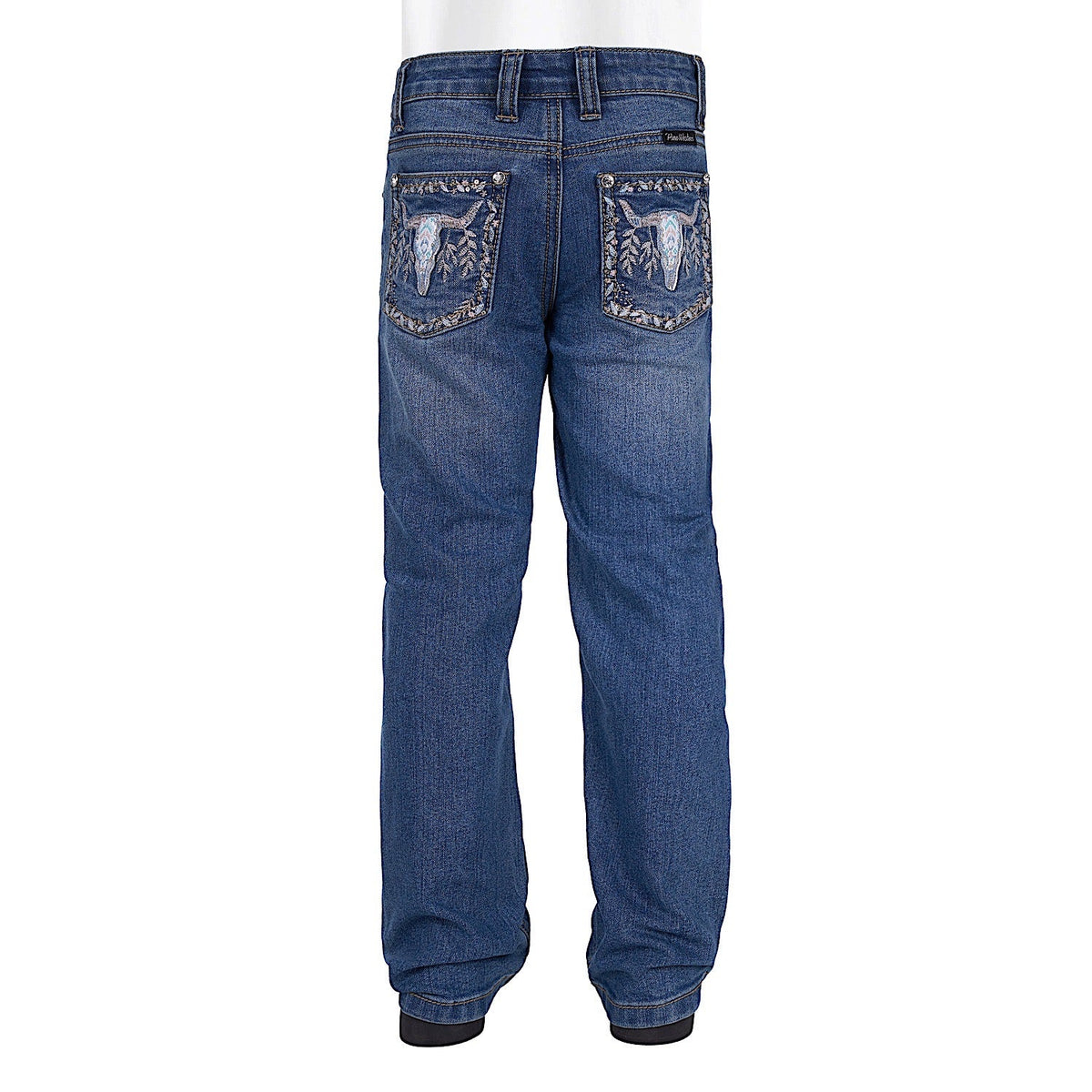 Pure Western Girl’s Ariana Boot Cut Jean - Retro Blue