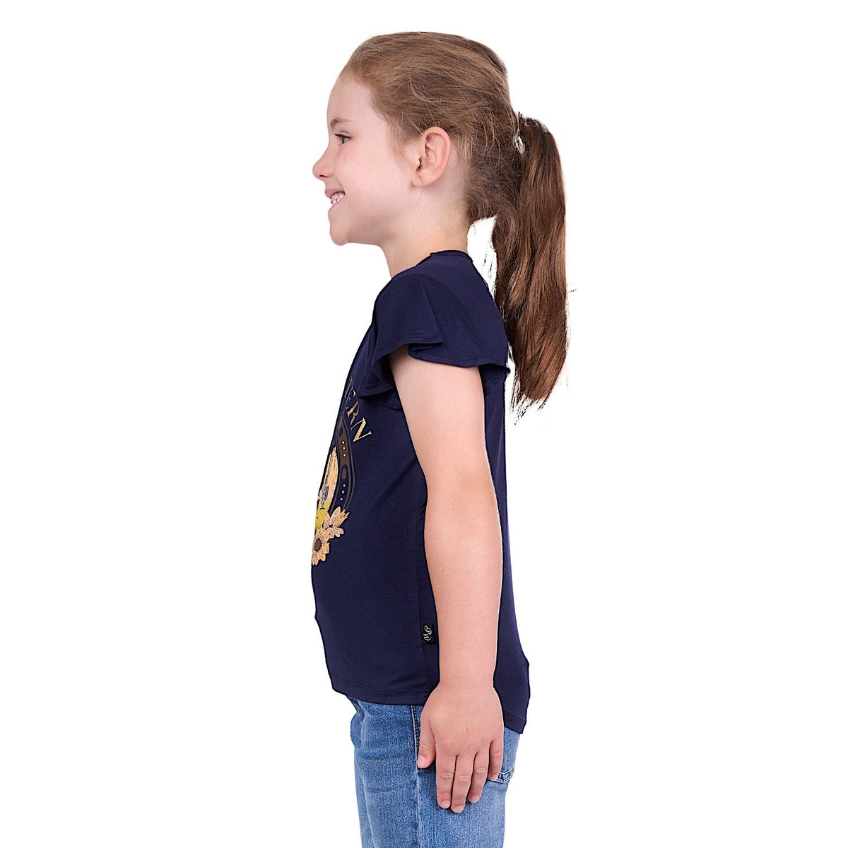 Pure Western Girl’s Ariana Tee Navy