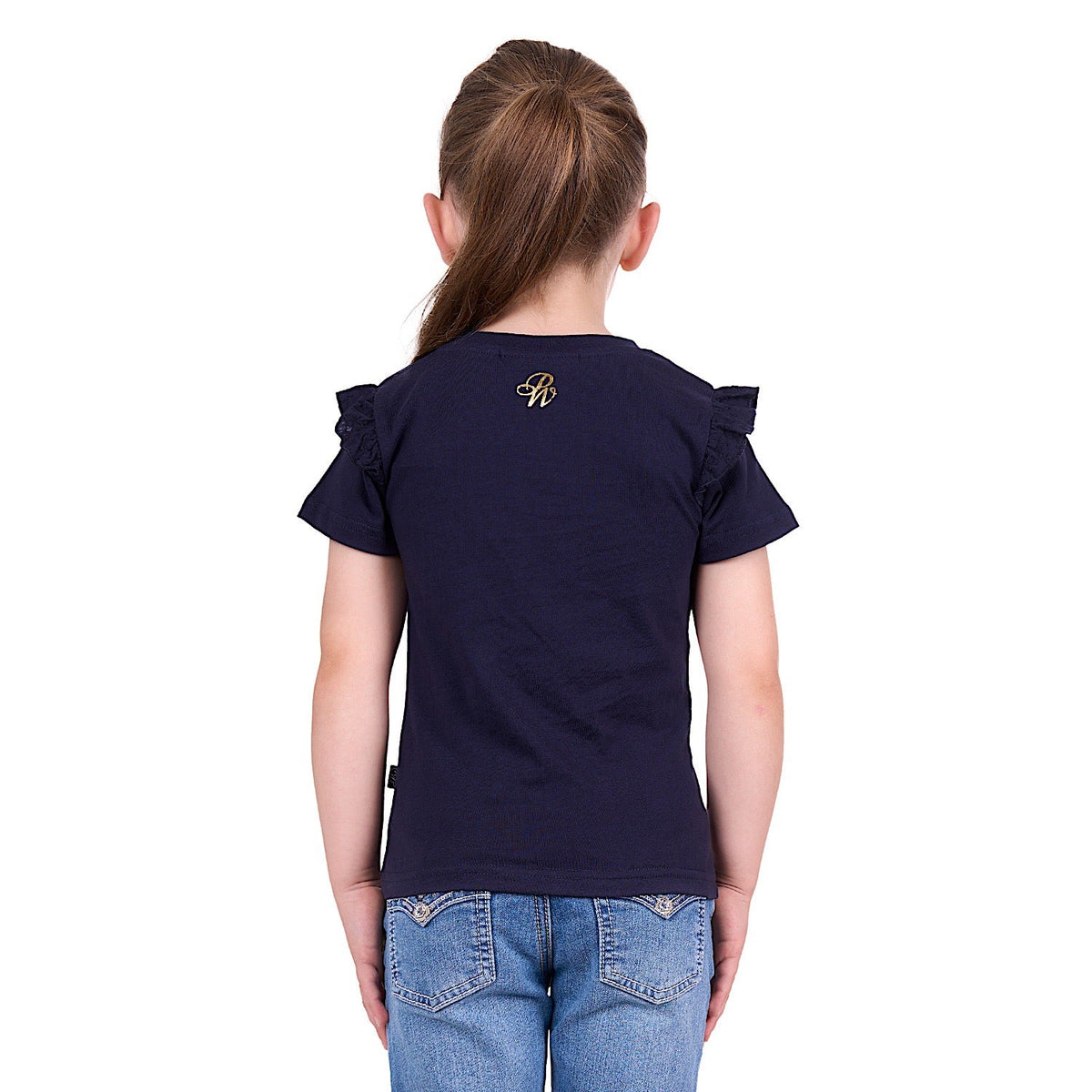 Pure Western Girl’s Audrey Tee Navy