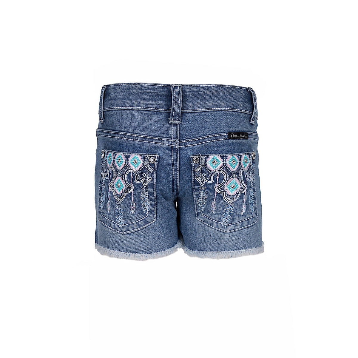 Pure Western Girl’s Bailey Short - Retro Blue