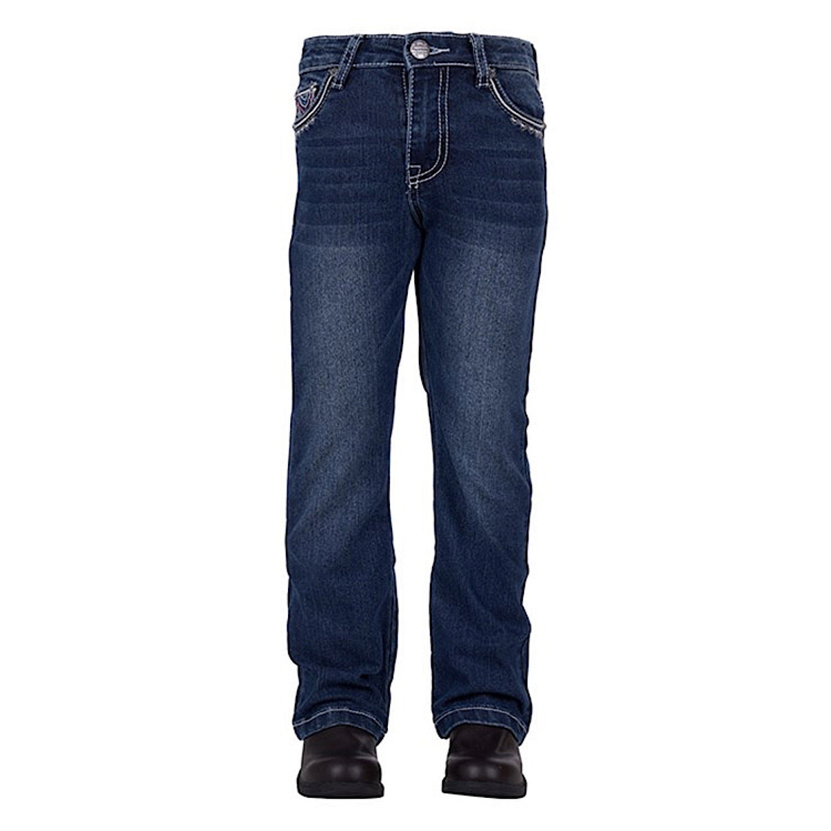 Pure Western Girls Belle Boot Cut Jean - Morning Sky