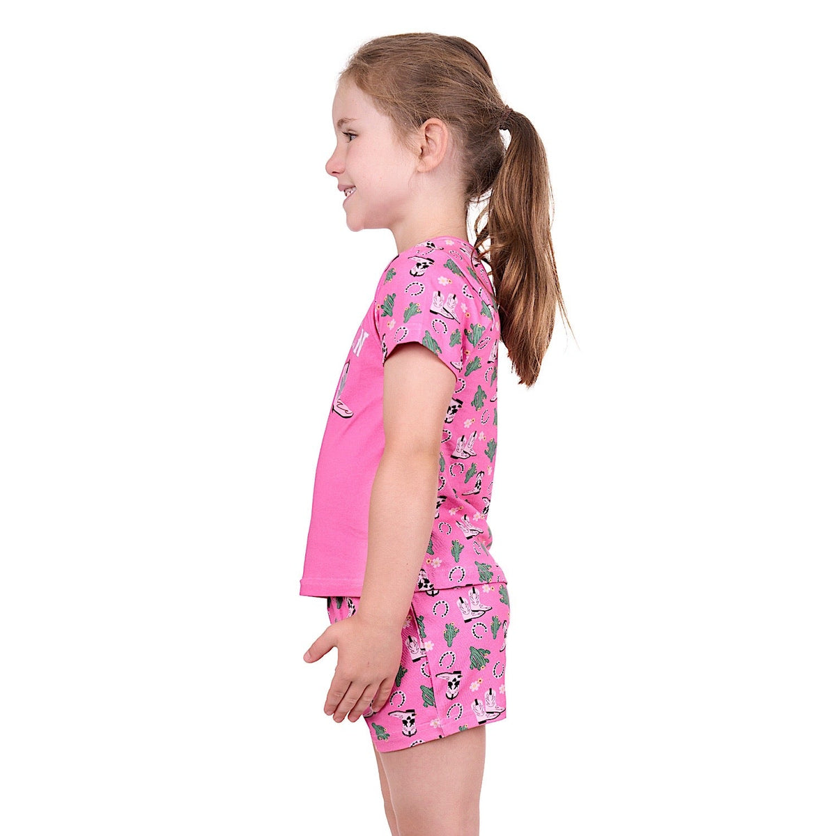 Pure Western Girl’s Cactus Pyjamas Pink