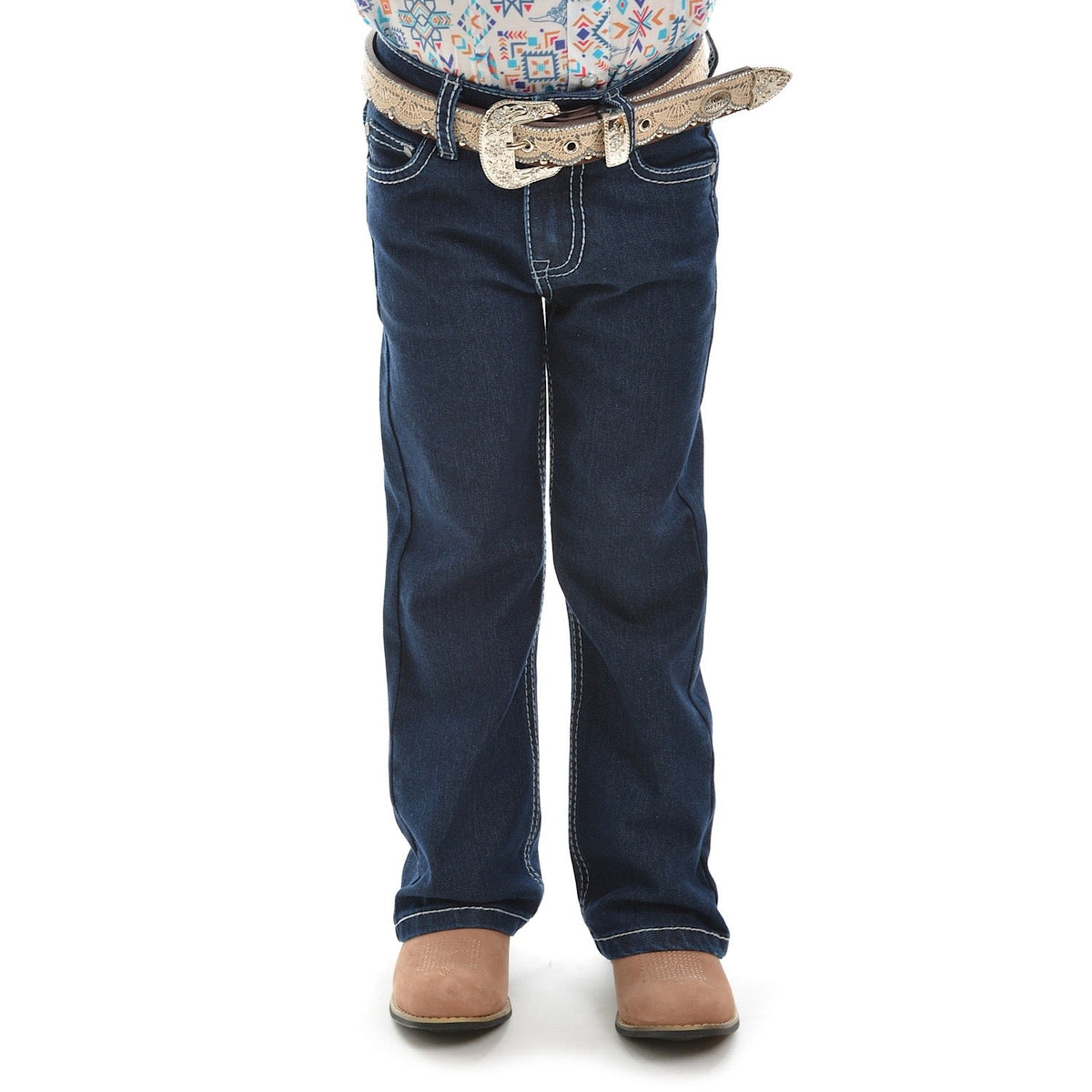 Pure Western Girls Demi Boot Cut Jean Dark Night