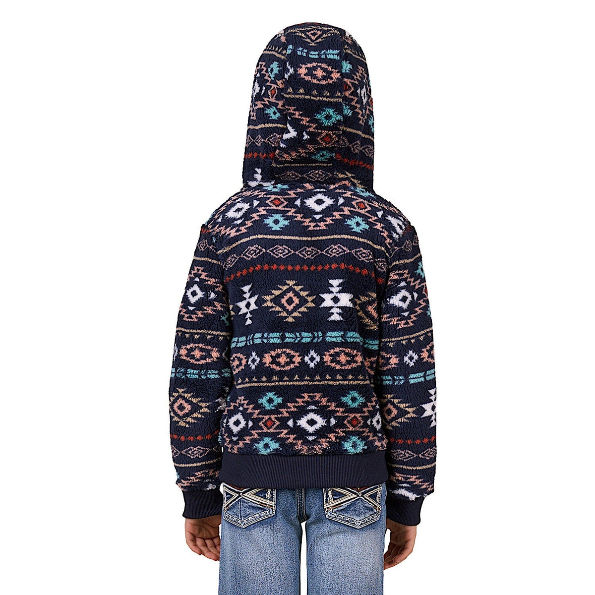 Pure Western Girl’s Elodie Zip Through Hoodie - Multi