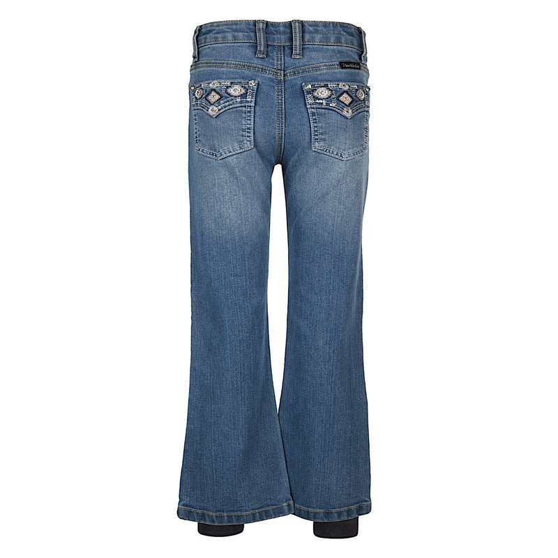 Pure Western Girl’s Gia Boot Cut Jean Retro Blue