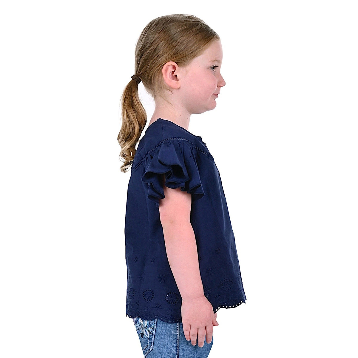 Pure Western Girls Jane Top-Navy