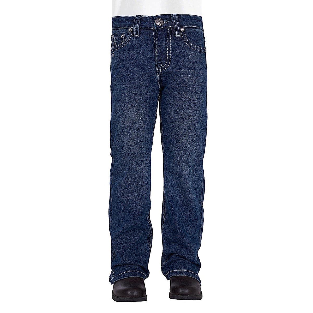 Pure Western Girl’s Louisa Straight Leg Jean - Indigo