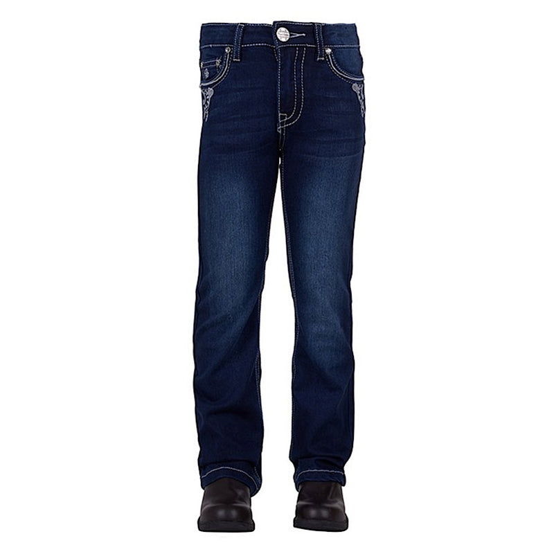 Pure Western Girls Rosie Boot Cut Jean - Dark Night