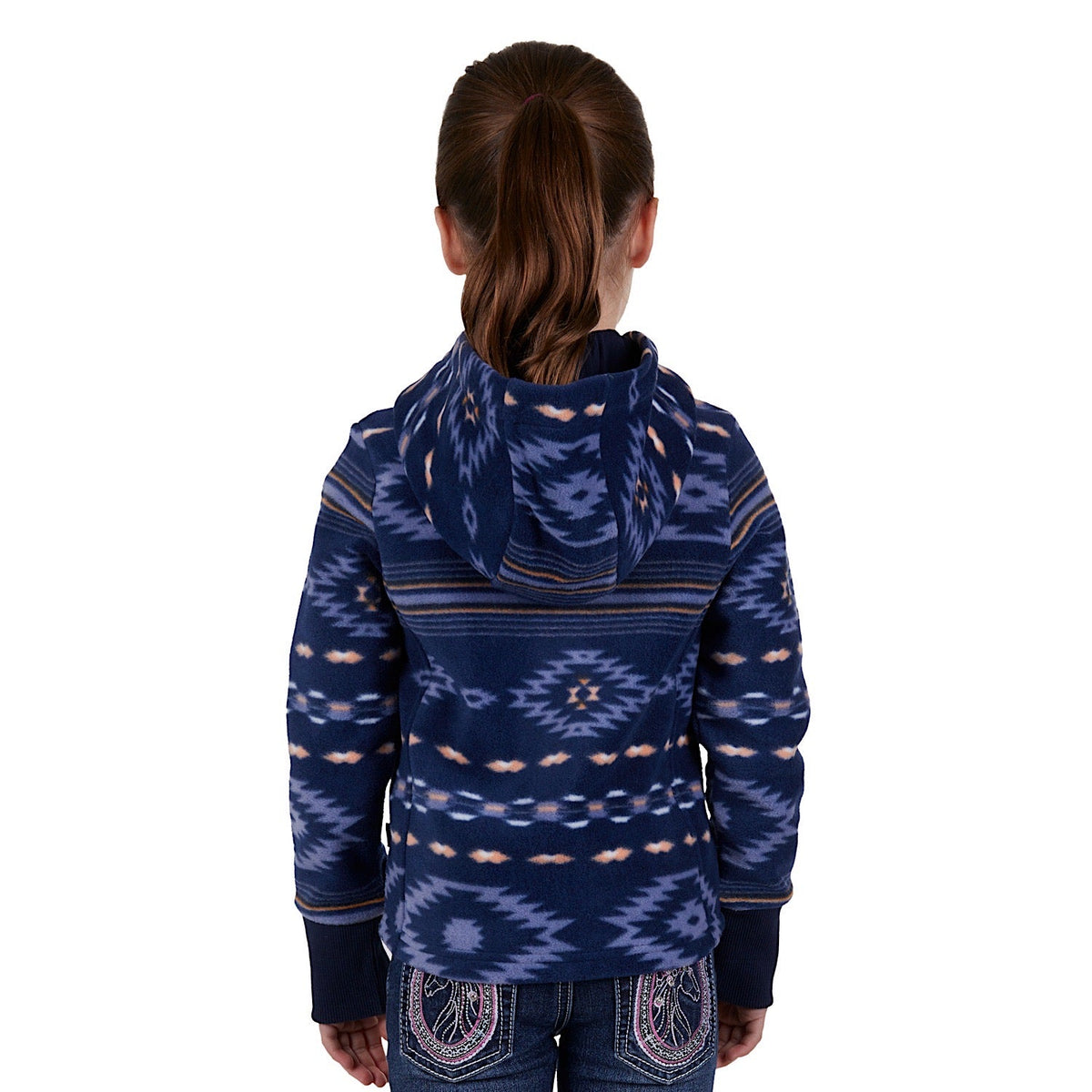Pure Western Girls Tegan Zip Through Hoodie Multi