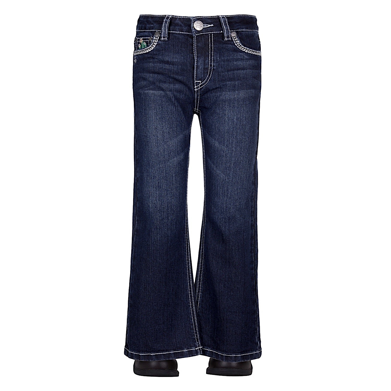 Buy Pure Western Girl's Zoe Boot Cut Jean Midnight | The Stable Door
