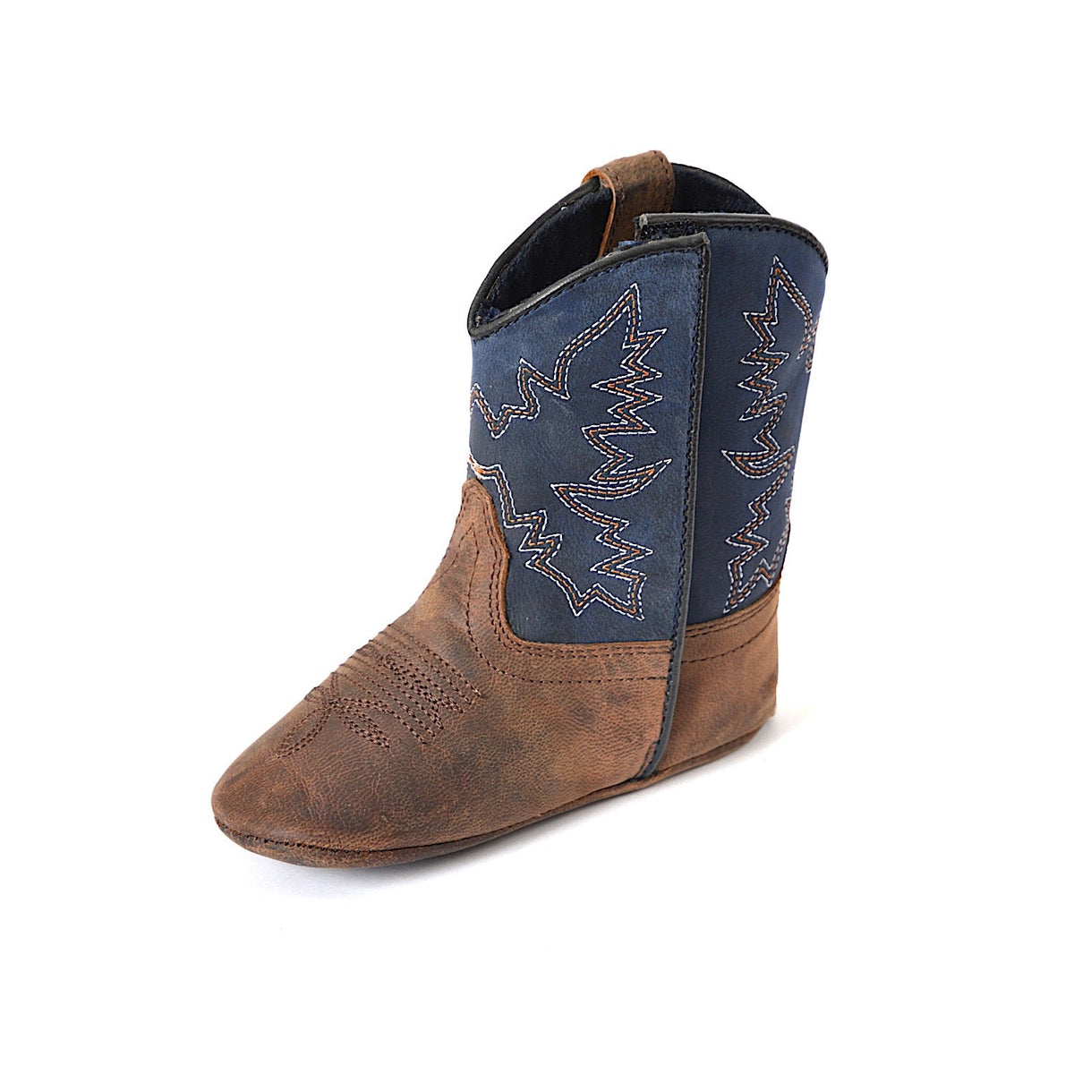 Pure Western INFANT Nash Boot -Dark Brown/Navy