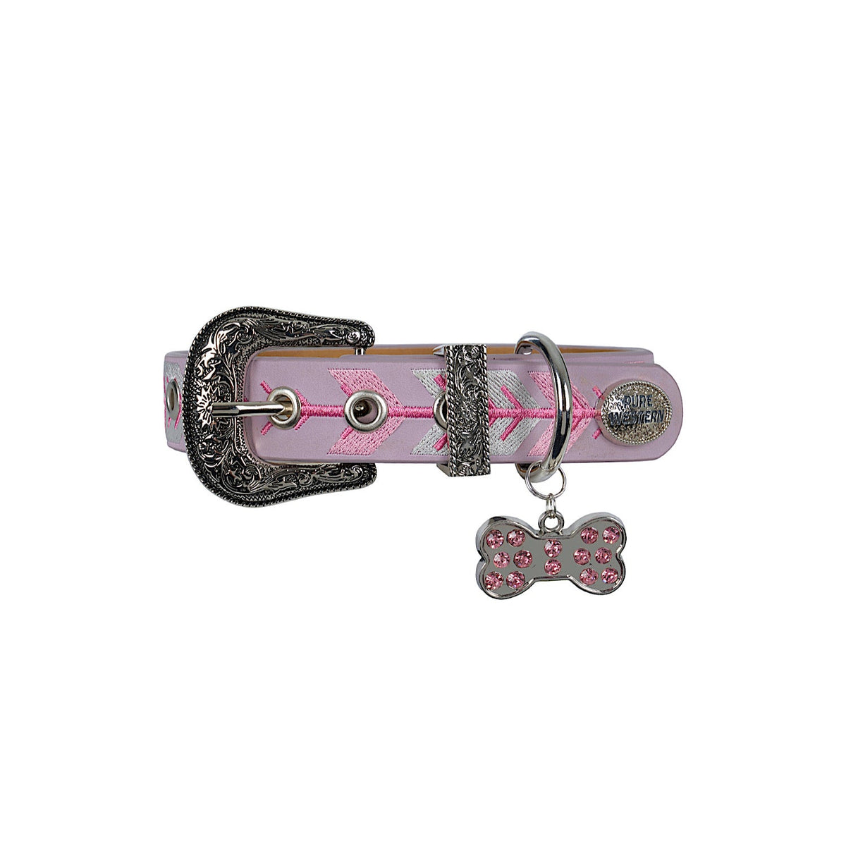Pure Western Kaira Dog Collar - Lilac