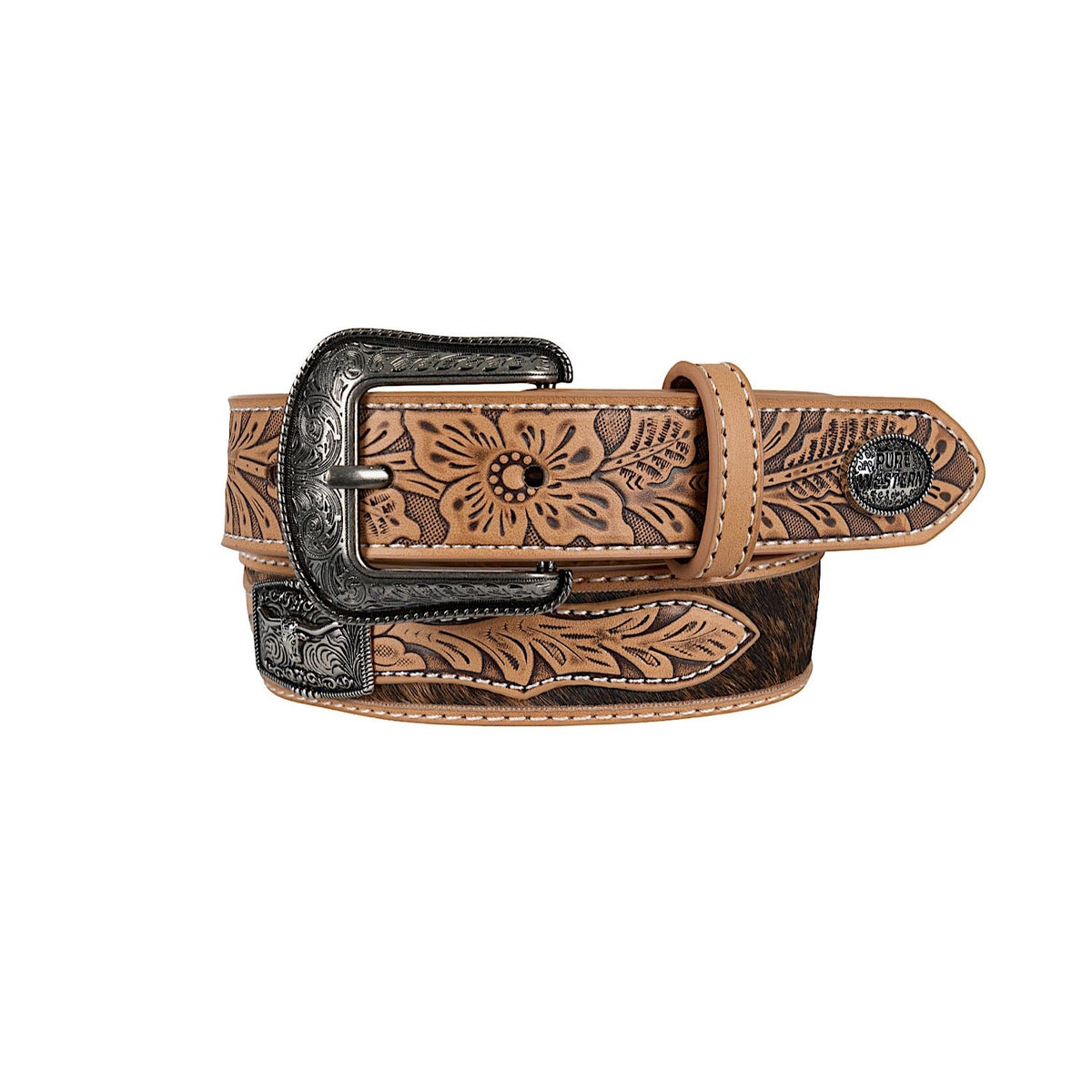 Pure Western Kid’s Andre Belt - Light Tan