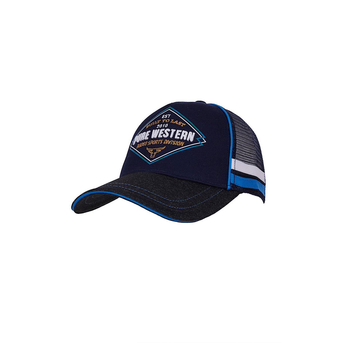 Pure Western Kids Brock Trucker Cap Navy/Charcoal Marle