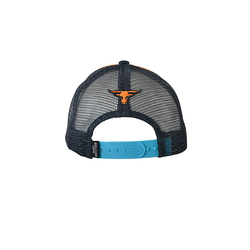 Pure Western Kid’s Clarke Trucker Cap-Navy