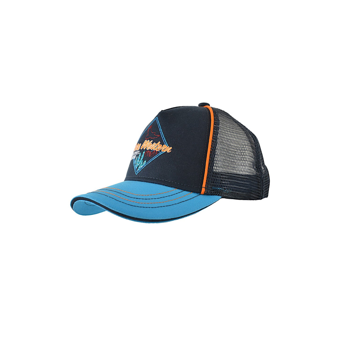 Pure Western Kid’s Clarke Trucker Cap-Navy