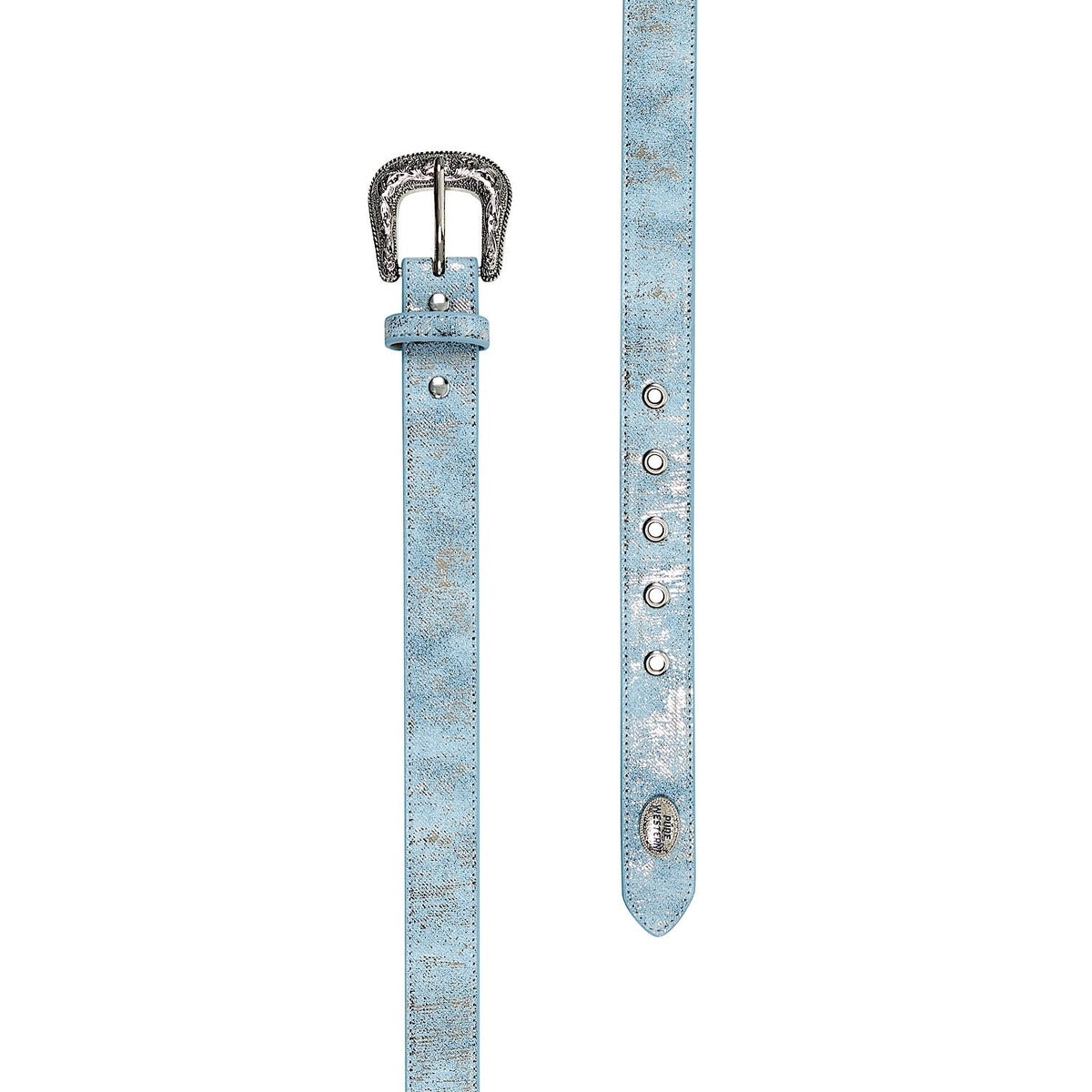 Pure Western Kid’s Denim Belt - Denim