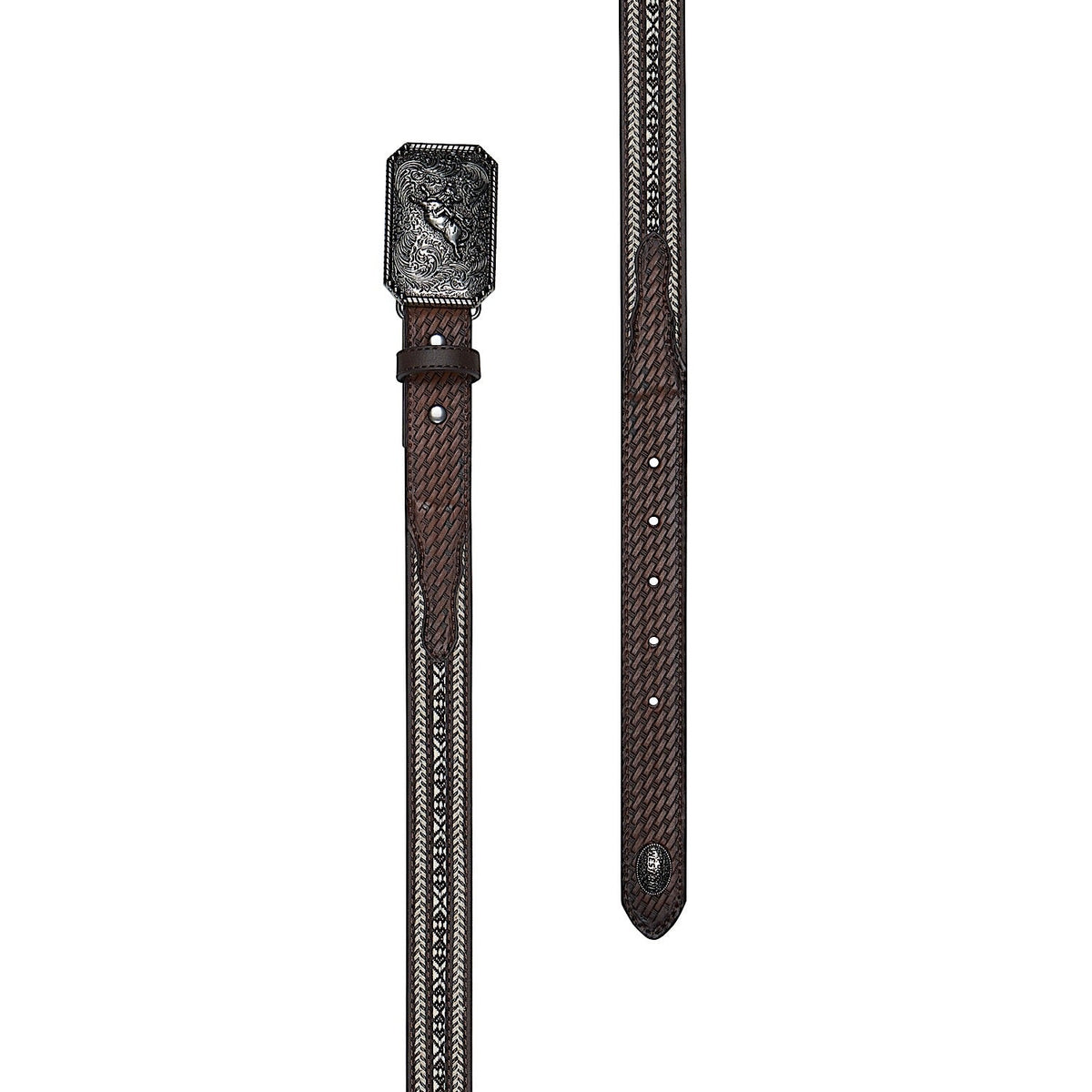 Pure Western Kid’s Reid Belt - Dark Tan