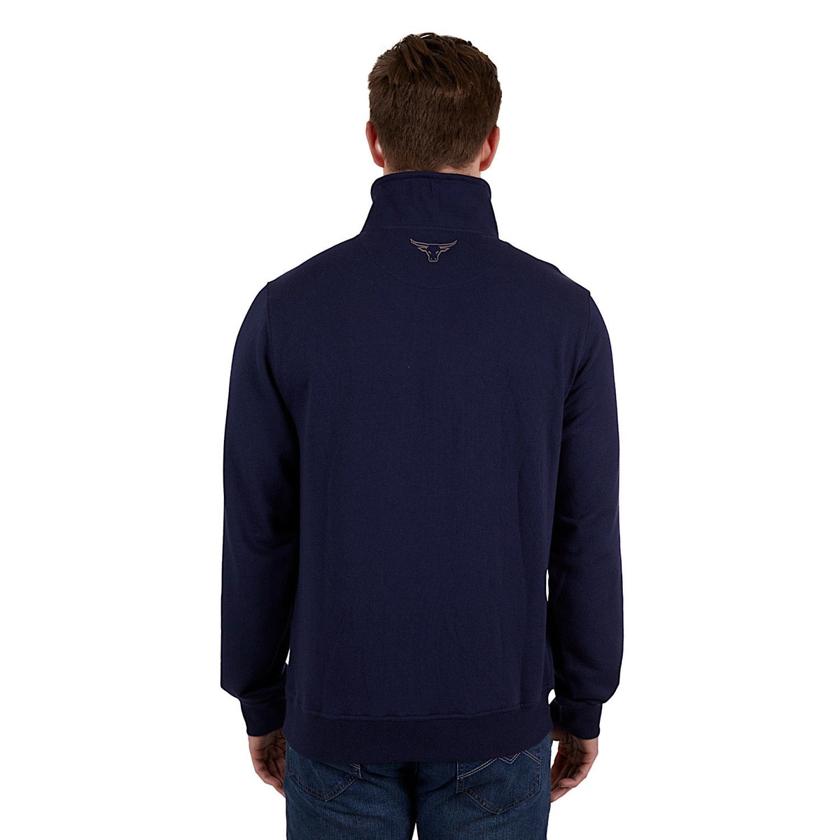 Pure Western Mens Alexander 1/4 Zip Pullover Navy