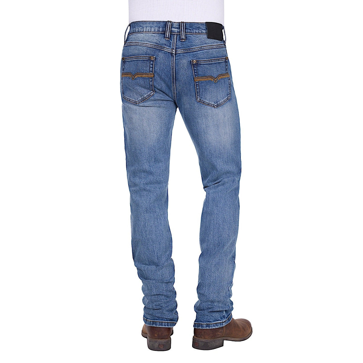 Pure Western Men’s Hawkins Straight Leg Jean 34 Leg - Moonshine