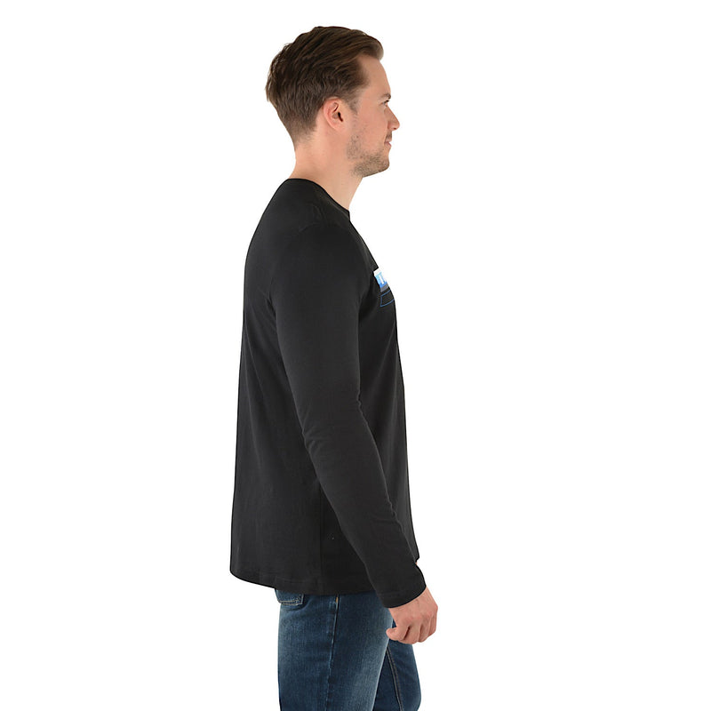 Pure Western Men’s Kempton Long Sleeve Tee -Black