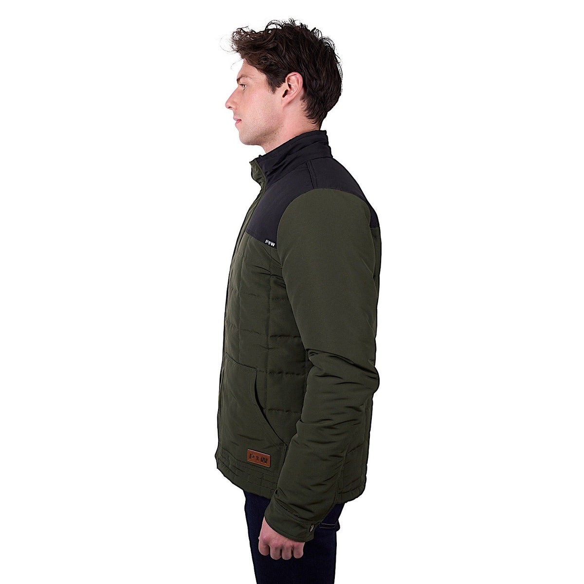 Pure Western Men’s Ralph Jacket - Green/Black