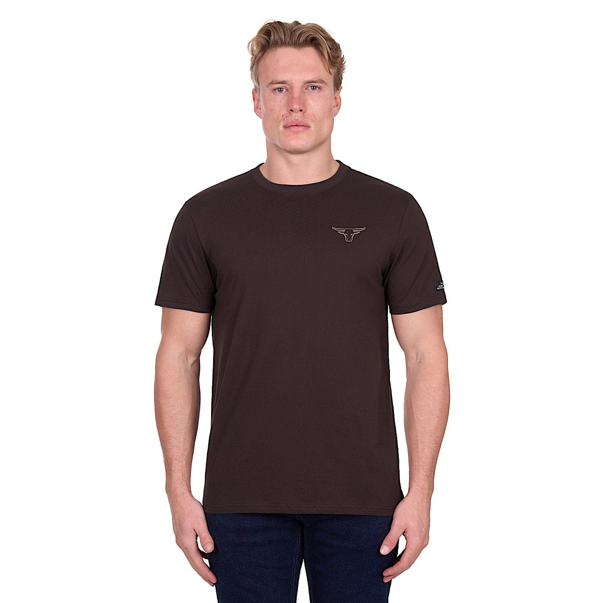 Pure Western Men’s Rodeo T-Shirt - Chocolate