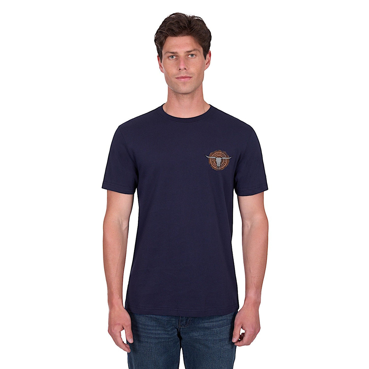 Pure Western Men’s Samuel Tee - Navy