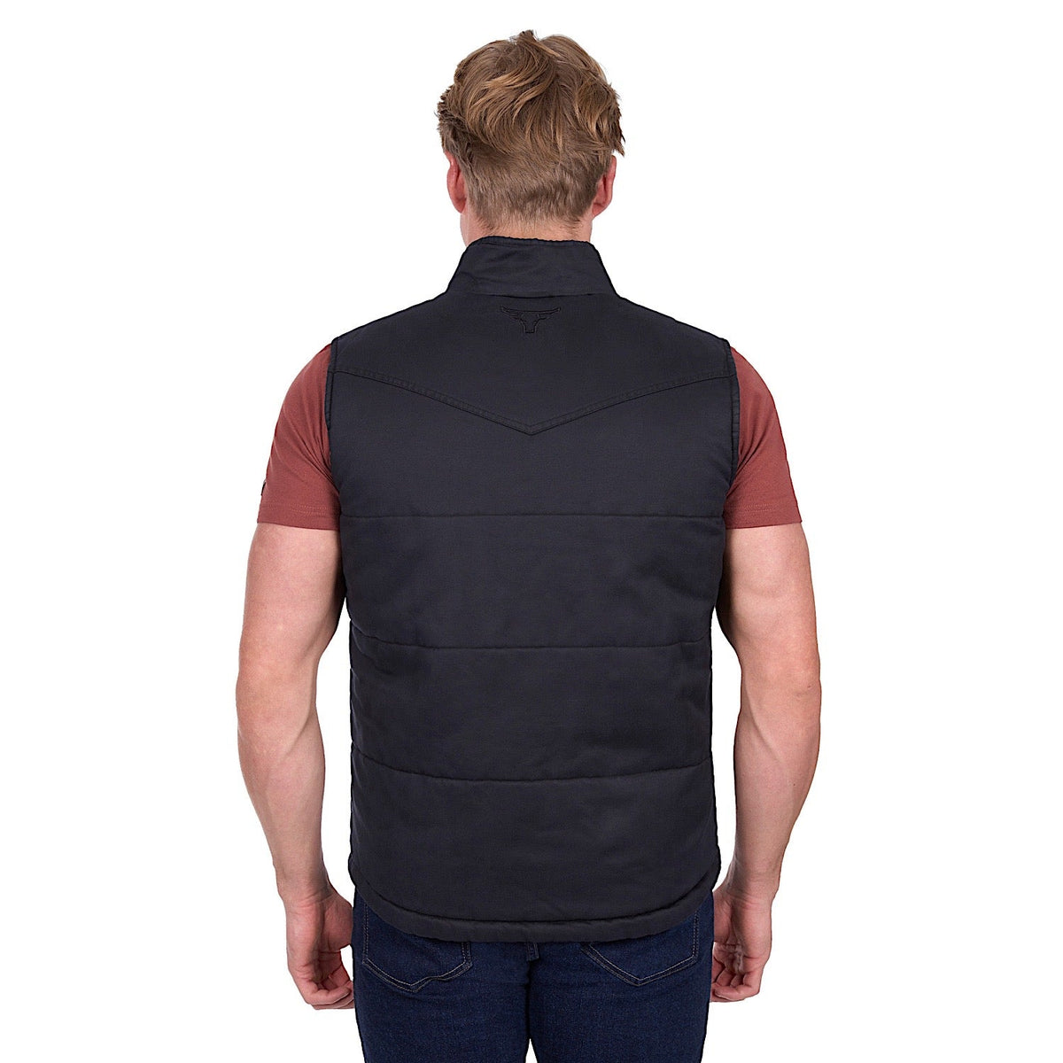 Pure Western Men’s Trevor Reversible Vest - Charcoal
