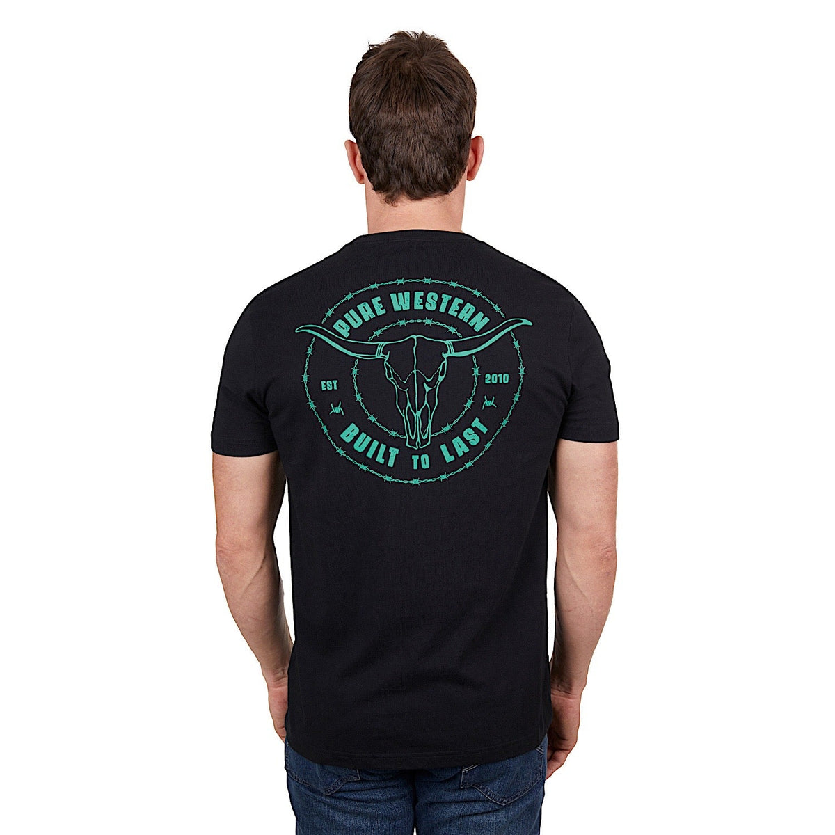 Pure Western Men’s Walker Tee Black