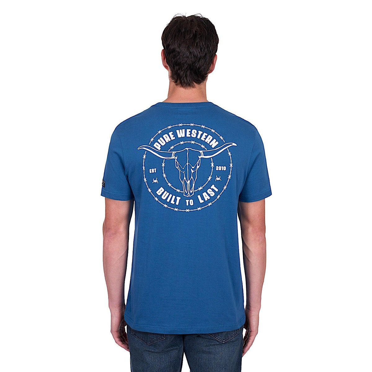 Pure Western Men’s Walker Tee - Denim