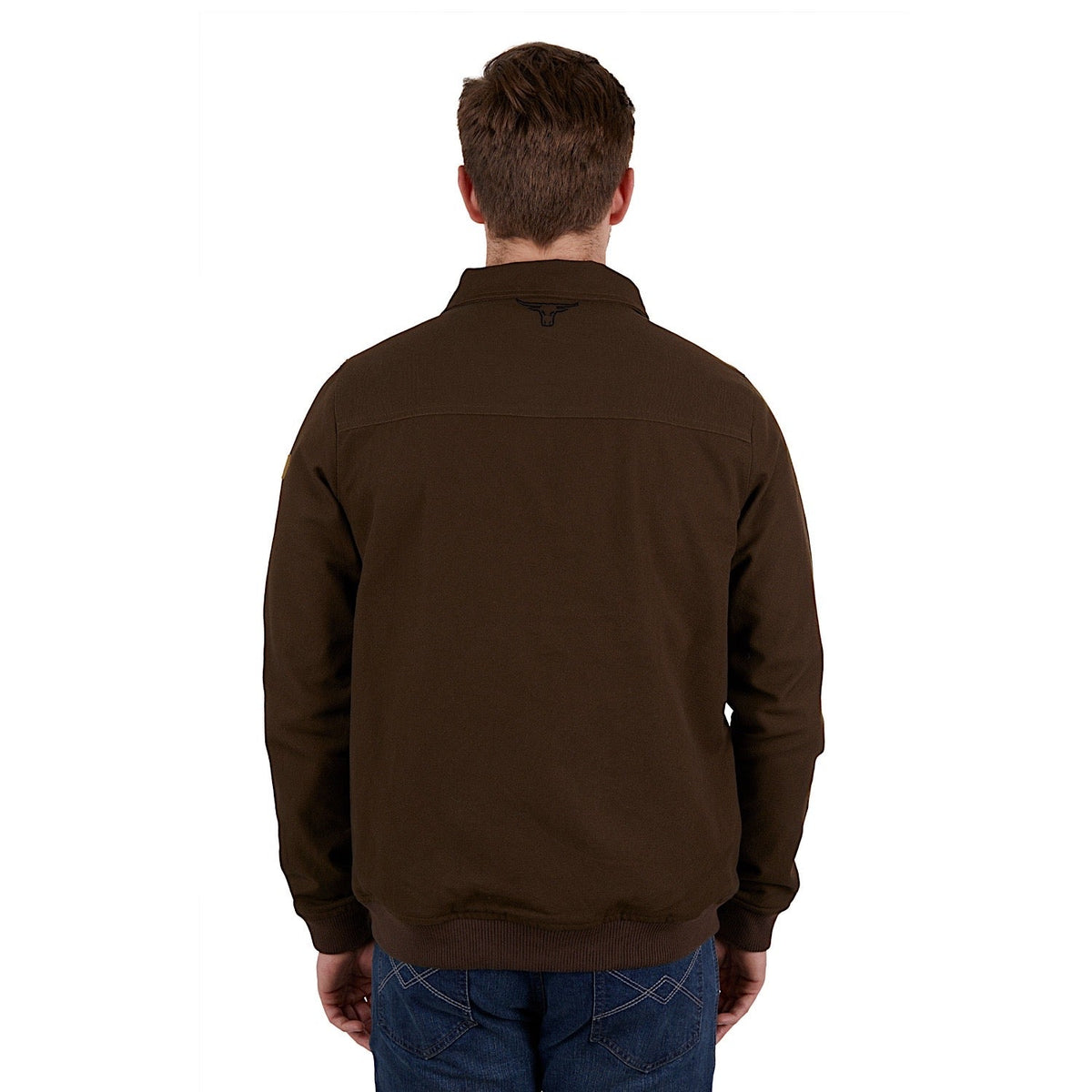 Pure Western Mens William Jacket Dark Brown