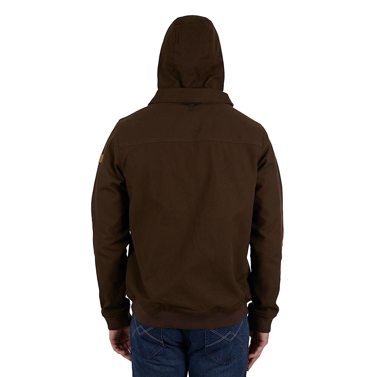 Pure Western Mens William Jacket Dark Brown