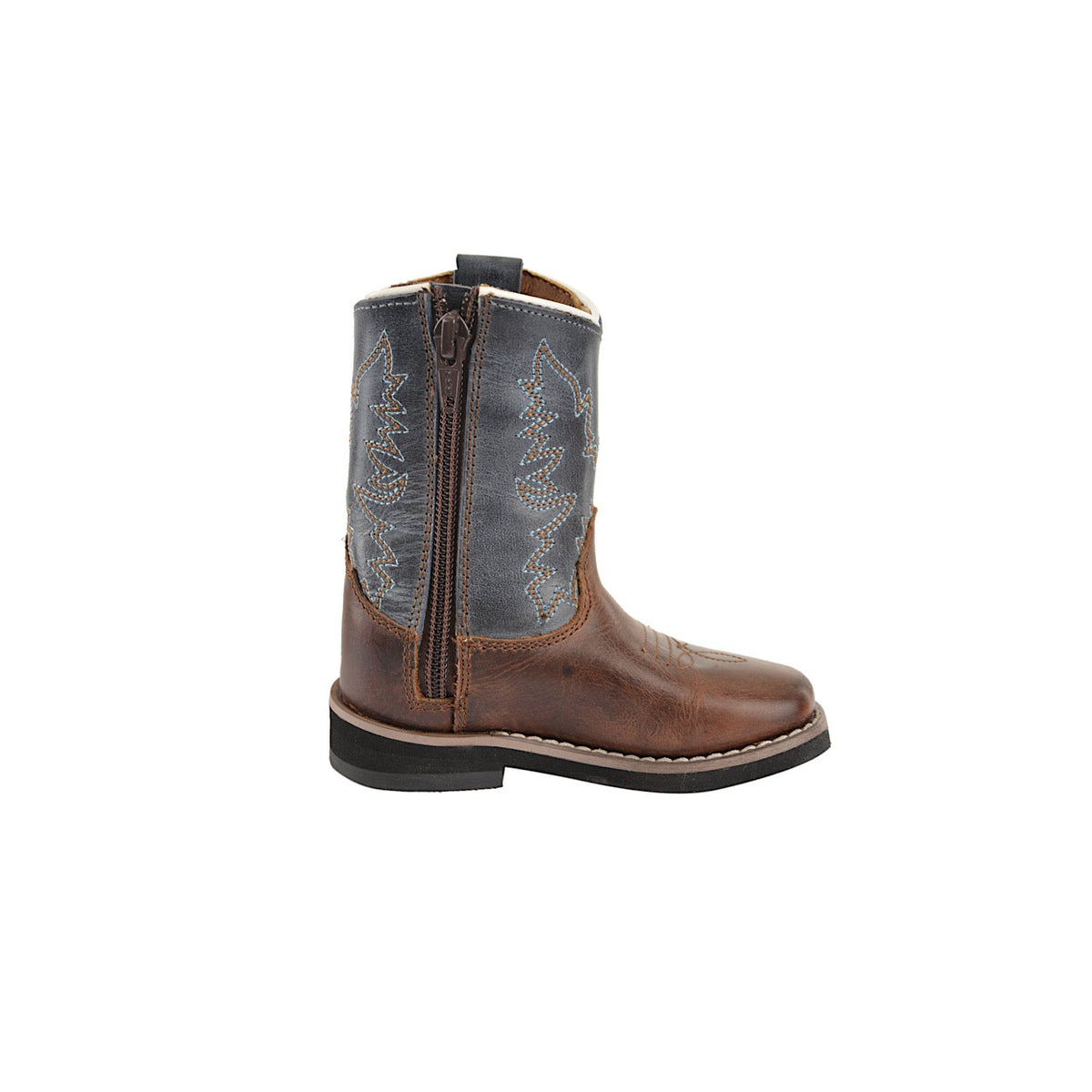 Pure Western TODDLER Nash Boot Dark Brown/Navy