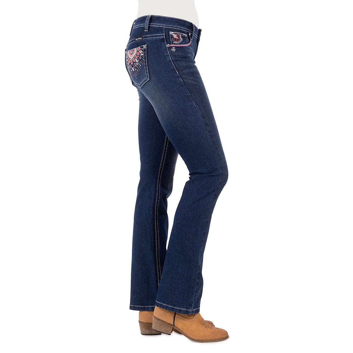 Pure Western Women’s Adeline Boot Cut Jean-Evening Sky