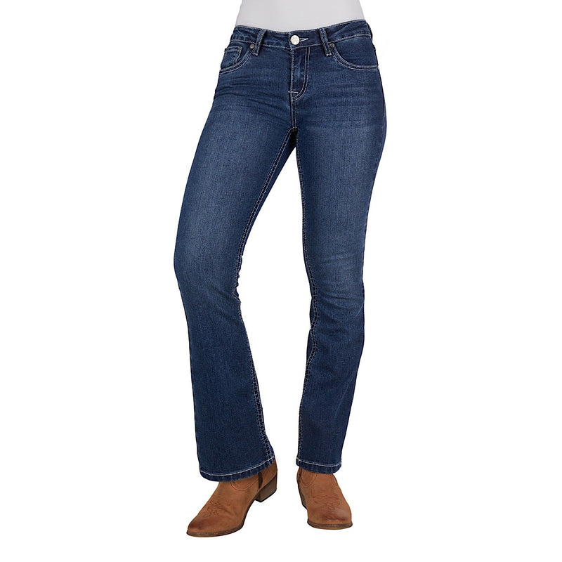 Pure Western Women’s Alba Boot Cut Jean 32’’ Leg Indigo