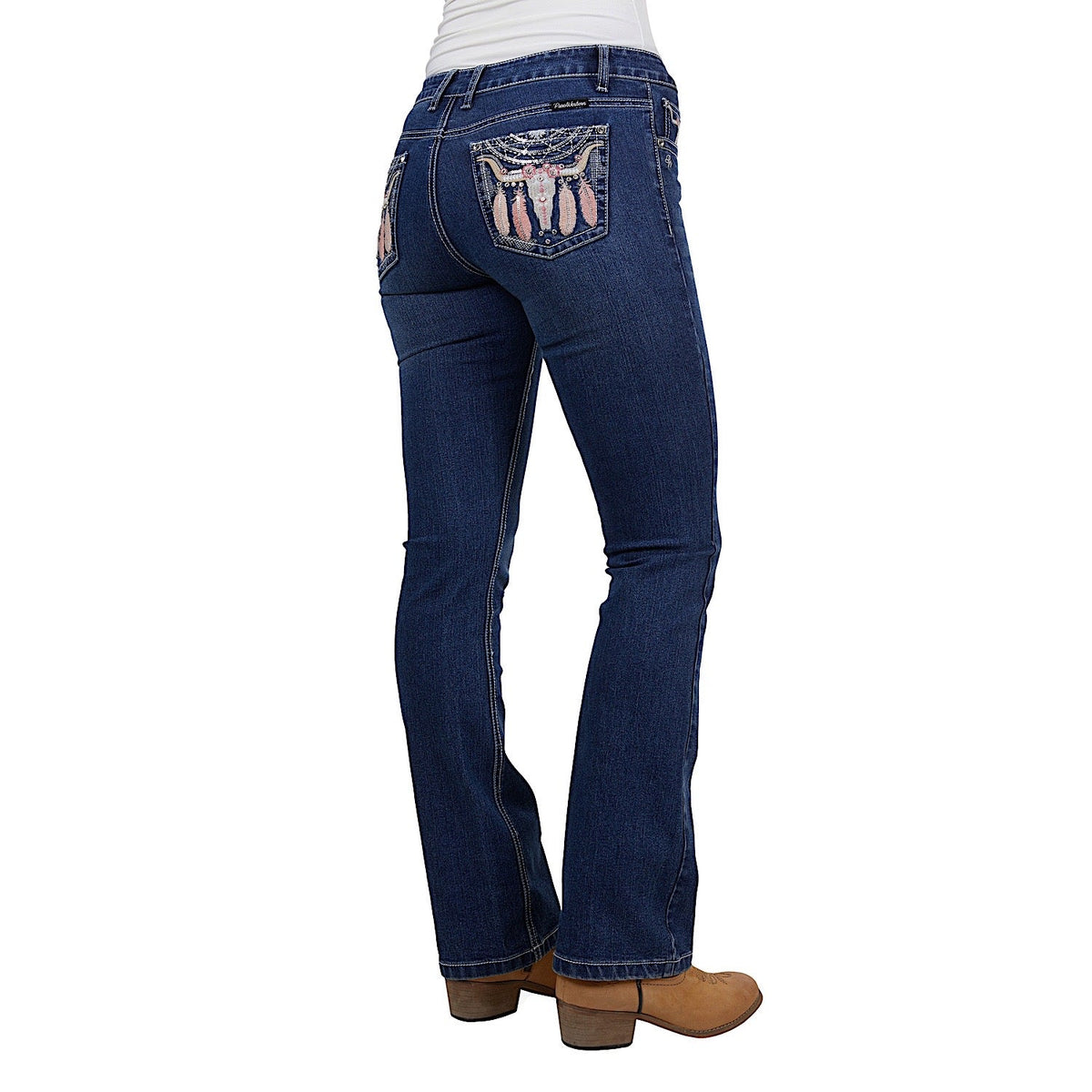 Pure Western Women’s Ava Boot Cut Jean 32L Indigo