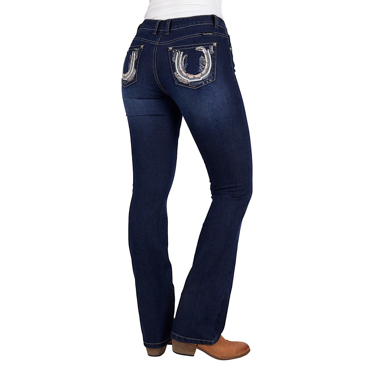 Pure Western Women’s Azalee Boot Cut Jean 34’’ Leg Midnight