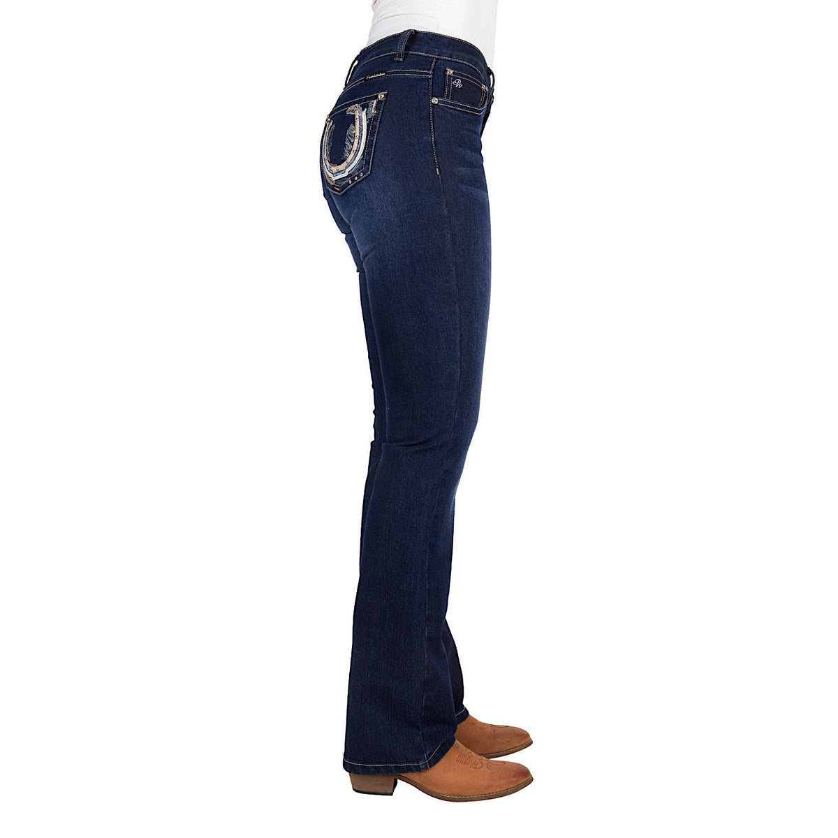 Pure Western Women’s Azalee Boot Cut Jean 34’’ Leg Midnight