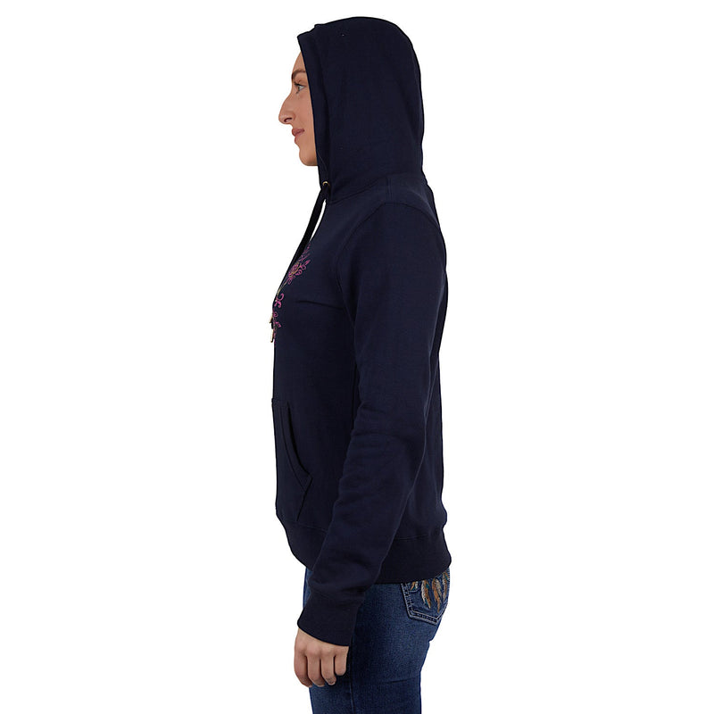 Pure Western Women’s Brandy Pullover Hoodie Navy