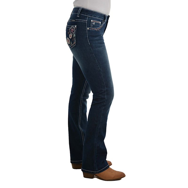 Pure Western Women’s Bridget Boot Cut Jean 32’’ Leg Indigo